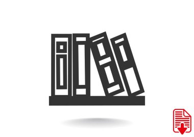 Kitap yığını simgesi