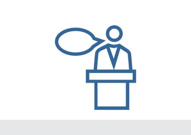 hoparlör simgesi silüeti