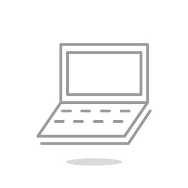 Basit dizüstü web simgesi