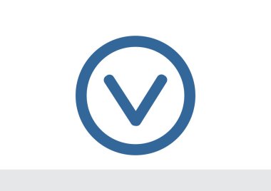 Chek işareti ile kene simgesi