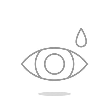 Basit simge göz damlası