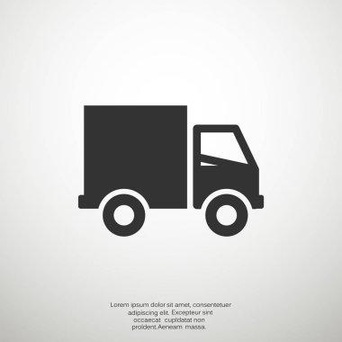Basit kamyon web simgesi