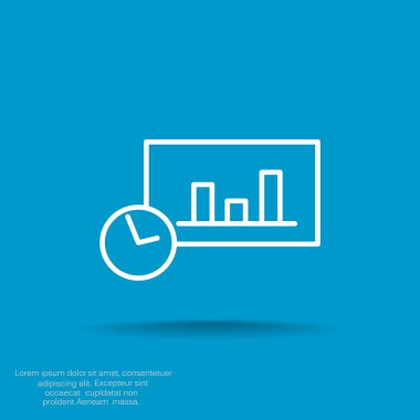 iş büyüyen grafik sunum simgesini