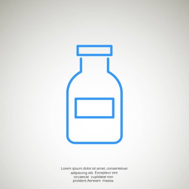 Tıp şişe web simgesi