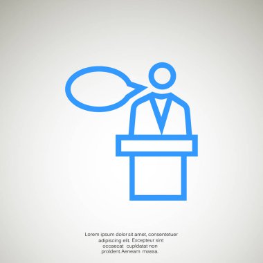 hoparlör simgesi silüeti