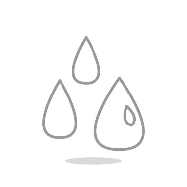 Sıvı damlacıkları basit web simgesi