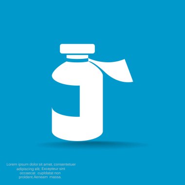 Tıp şişe web simgesi 