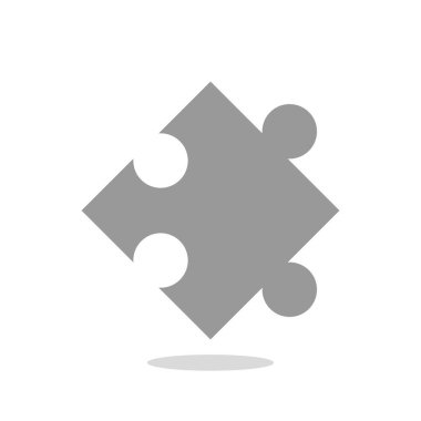 Bulmaca öğesi basit web simgesi