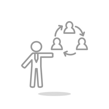 Grup insanların web simgesi