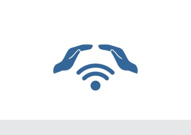 Radyo dalgaları ile el simgesi