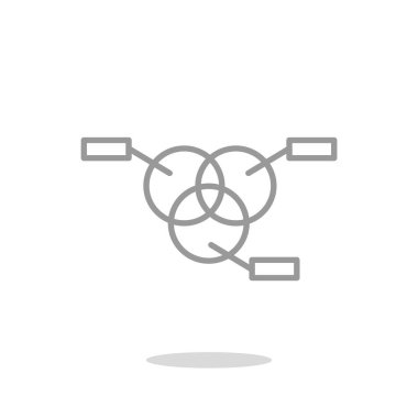 Yuvarlak Infographic web simgesi