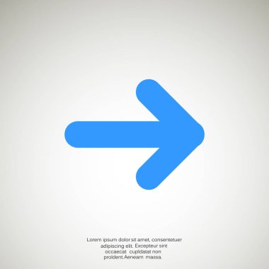 Ok işaret doğru simgesi