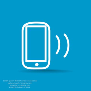 Boş ekranlı basit akıllı telefon