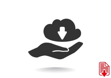 bulut web indir simgesi