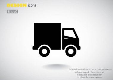 Basit kamyon web simgesi