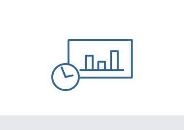 iş büyüyen grafik sunum simgesini