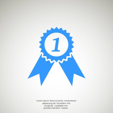 İlk yer web simgesi için madalya