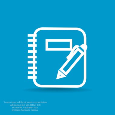 Not defteri üzerine kalem