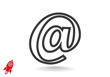 E-posta işareti web simgesi