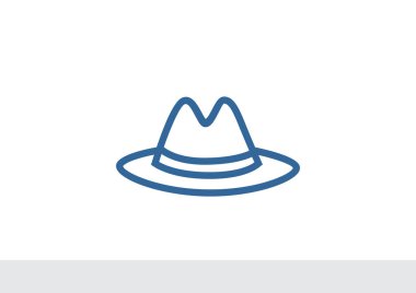 Klasik şapka web simgesi