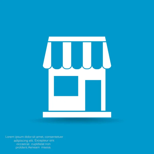 Dükkanı web simgesi — Stok Vektör