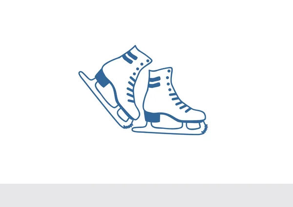 Skates Web-Ikone — Stockvektor