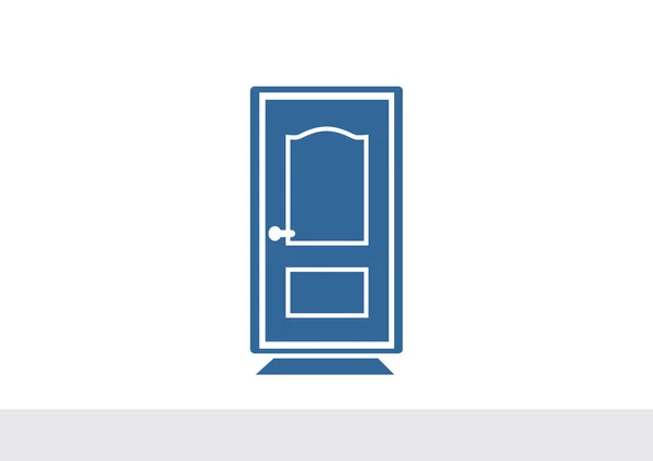 Puerta cerrada icono web — Vector de stock