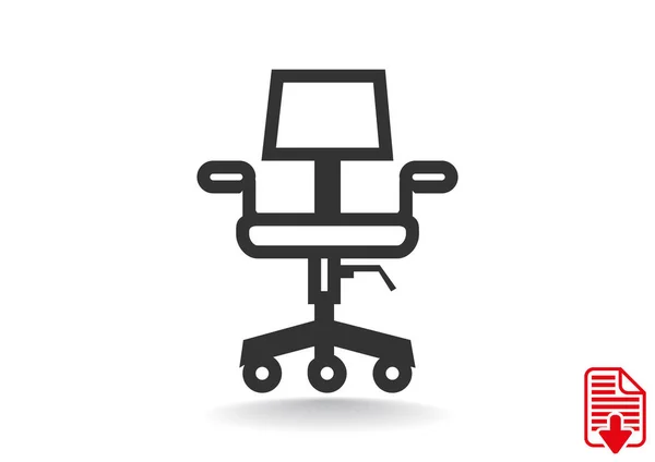 Ikony www krzesło — Wektor stockowy