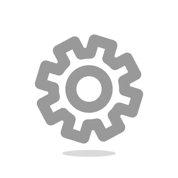 Cogwheel icono web — Archivo Imágenes Vectoriales