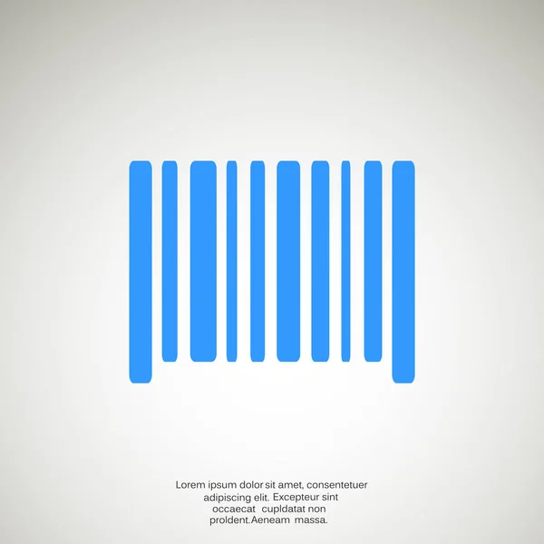 Einfaches Barcode-Symbol — Stockvektor