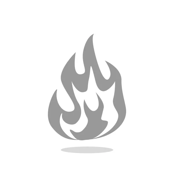 Fire web icon — Stock Vector