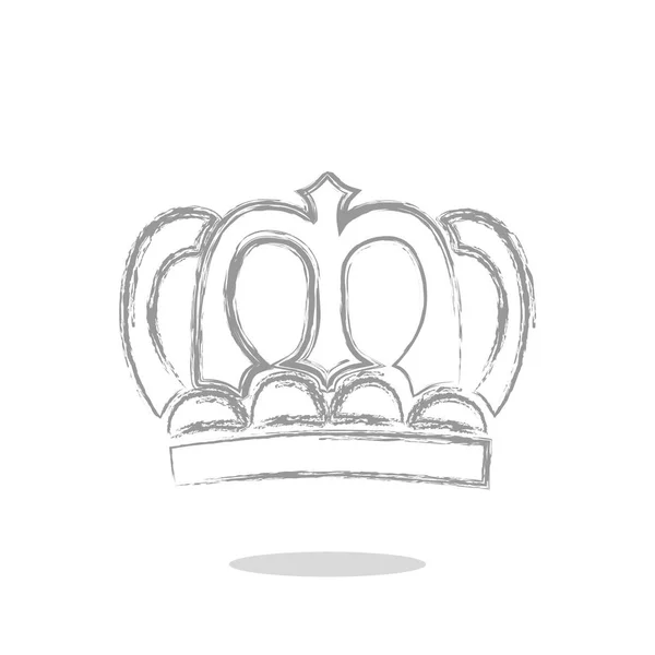 Kroon web pictogram — Stockvector