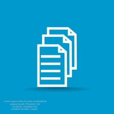 Dosyaları veya belgeleri web simgesi