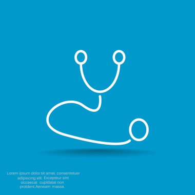 basit stetoskop simgesi