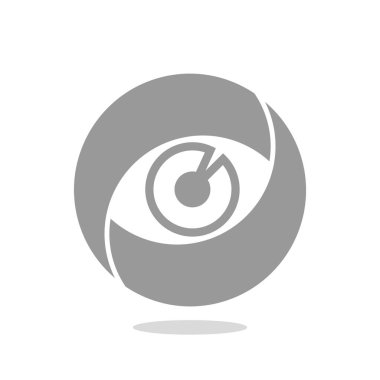 Objektif göz web simgesi