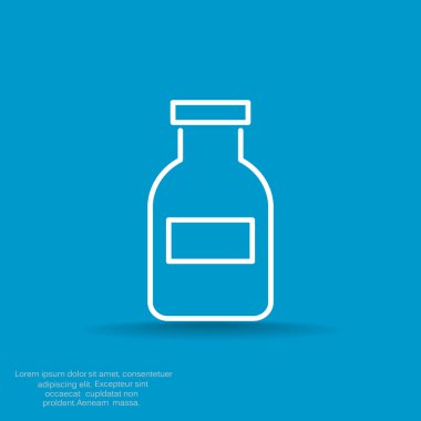 Tıp şişe web simgesi