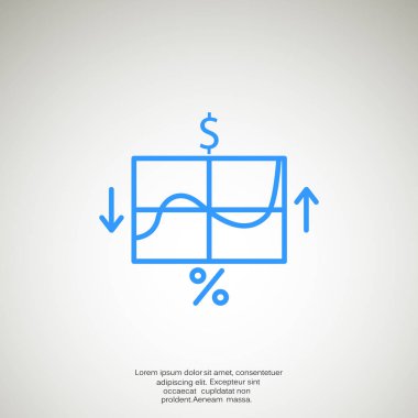 İş ile grafik simgesini simgeleri