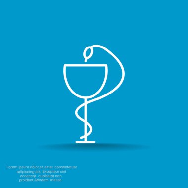 Yılan ve Kupası eczane simgesiyle