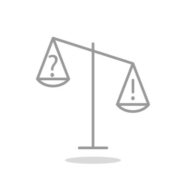 Adalet basit web simgesi ölçekleri