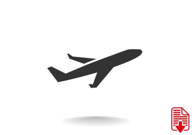 Simple plane icon