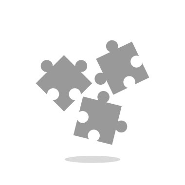 Bulmaca öğeleri basit web simgesi