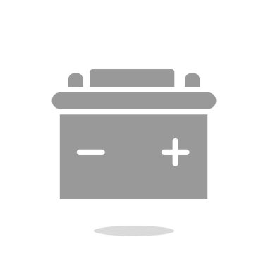 Basit araba pil web simgesi