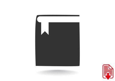 Kapalı kitap web simgesi