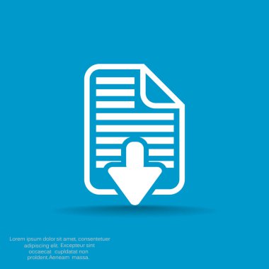 Download dosya web simge