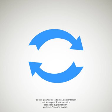 döndürme oklarını bir daire içinde 