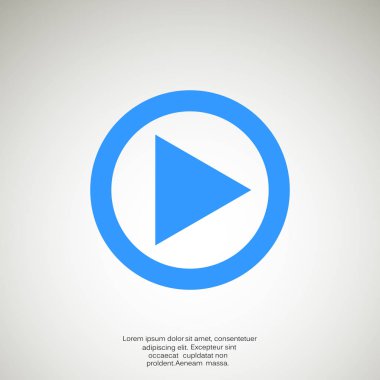 düğme web simgesi oynamak