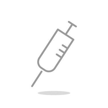Basit şırınga web simgesi