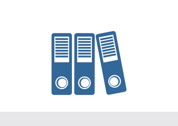 Document folders simple icon — Stock Vector