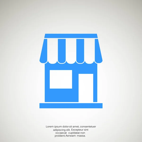 Иконка магазина — стоковый вектор