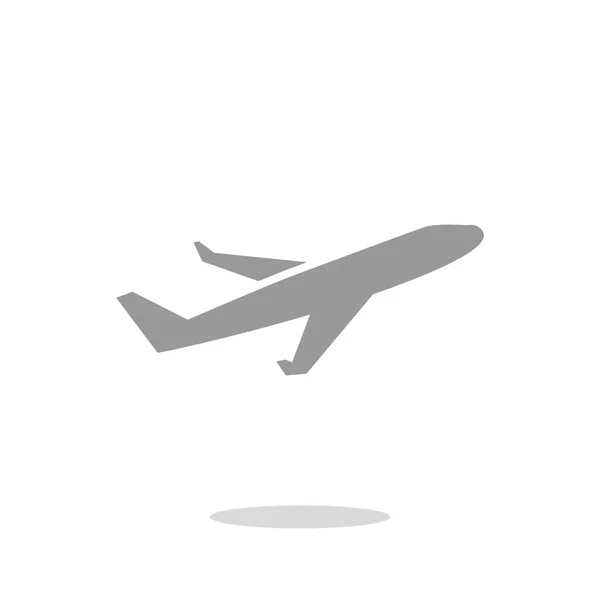 Einfaches Flugzeug-Symbol — Stockvektor
